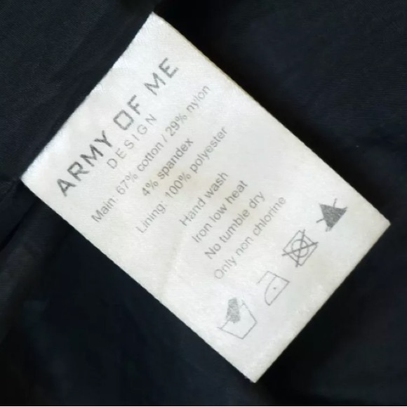 Army of Me Gray Waxed Cotton Military Style Parka Jacket Men's M - Picture 11 of 13